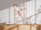 Anatomy of Curiosity framed poster lifestyle view